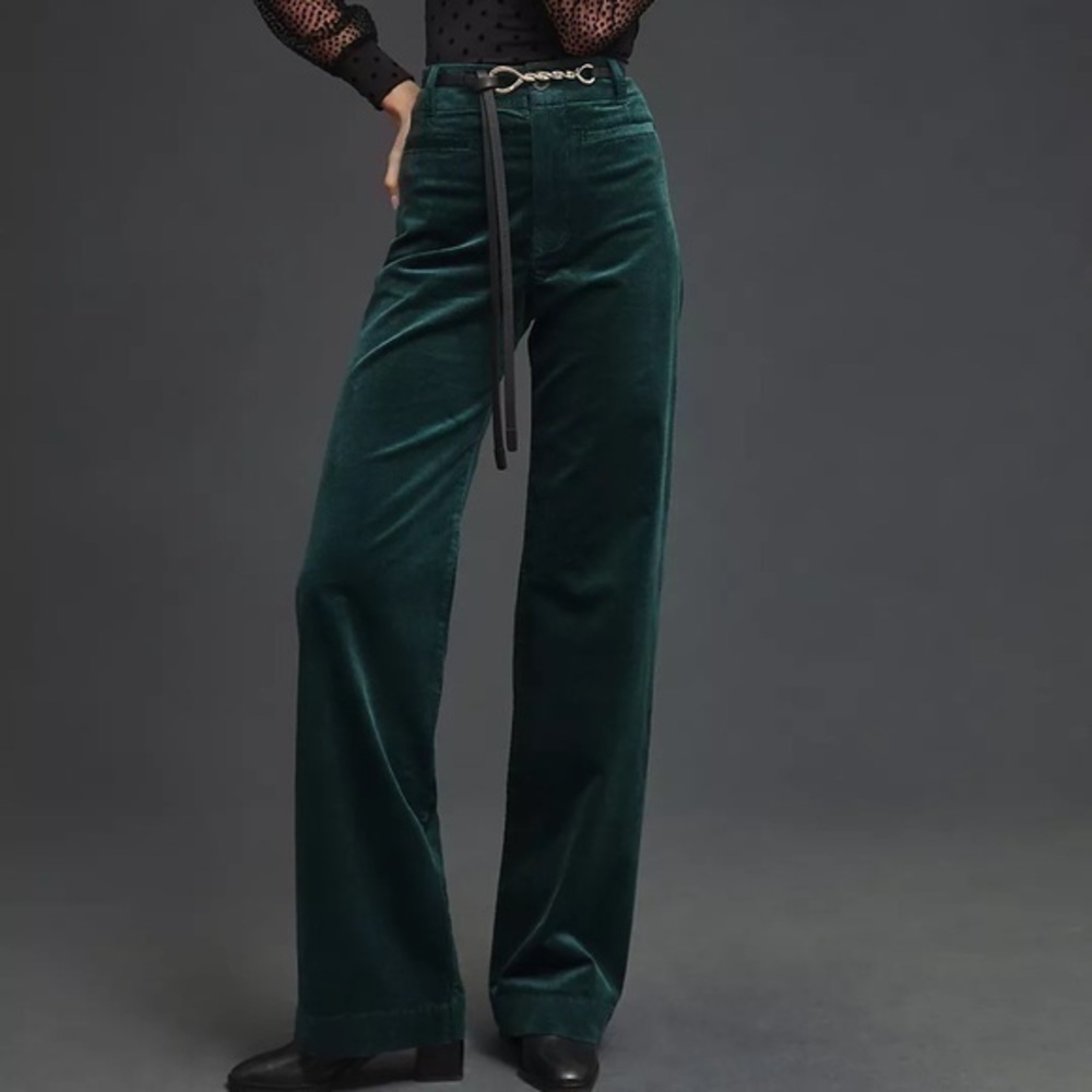 Anthropologie The Colette Wide-Leg Corduroy Pants